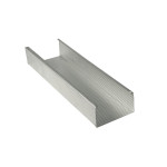 DALSAN PUNTO STUD 25 GA 2-1/2 in.x10 ft Galvanized Steel Wall Framing Stud